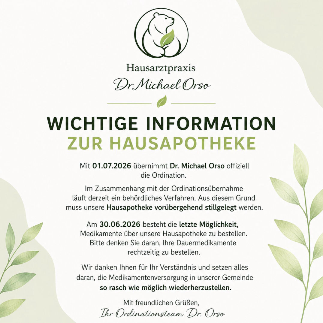 Wichtige Information